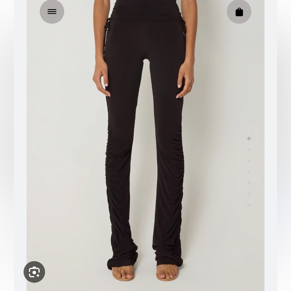 Khy ruched pants and asymmetric tank never worn outfit